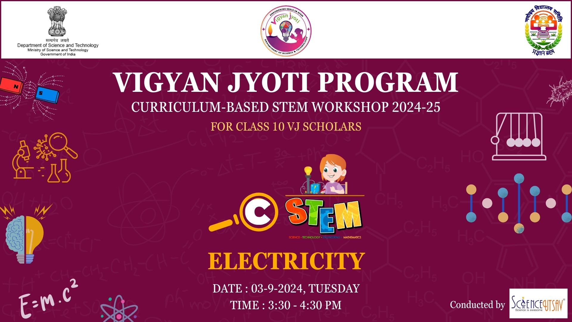 VigyanJyoti Curriculum Based STEM Program 2024