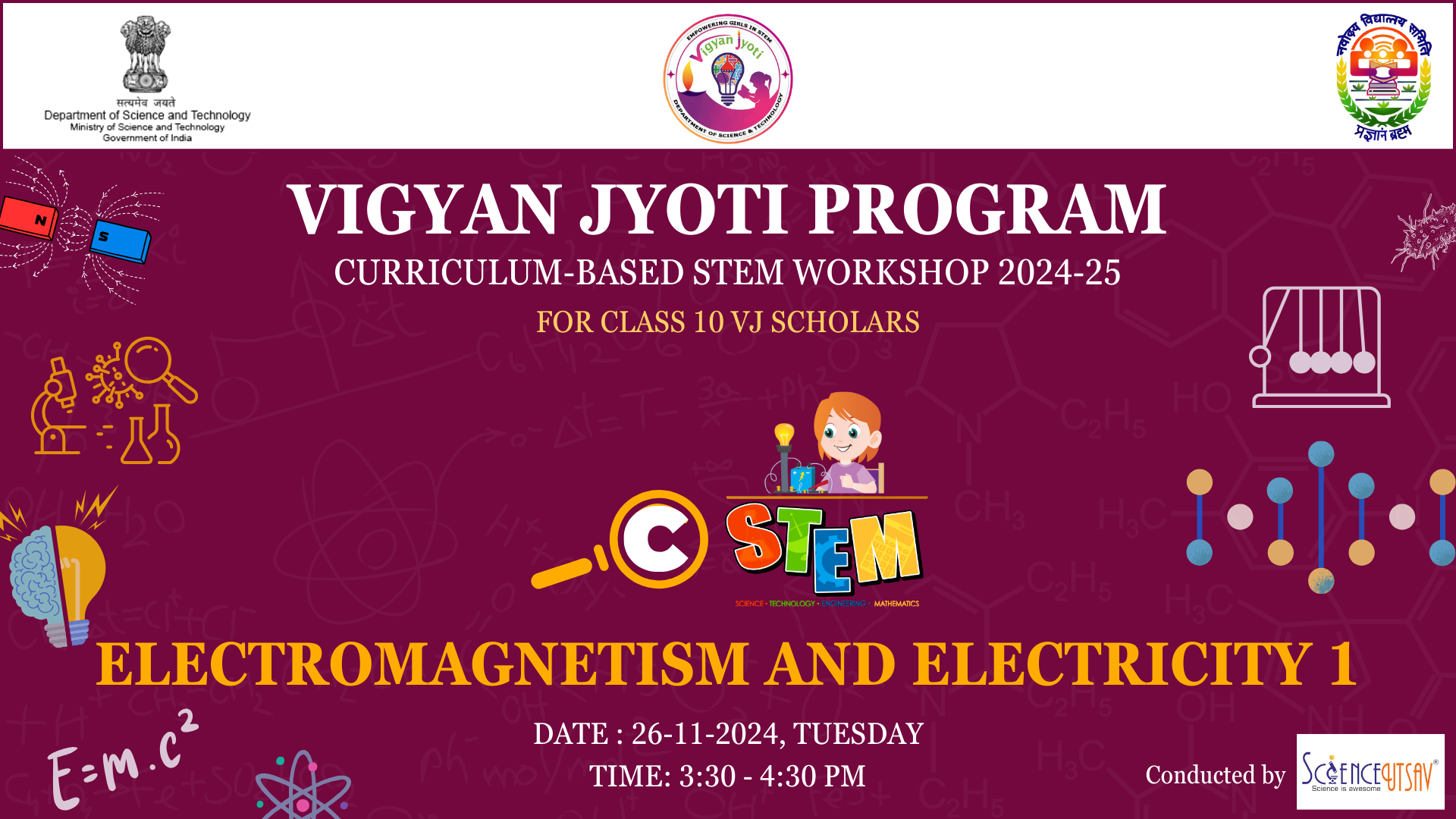 VigyanJyoti Curriculum Based STEM Program 2024