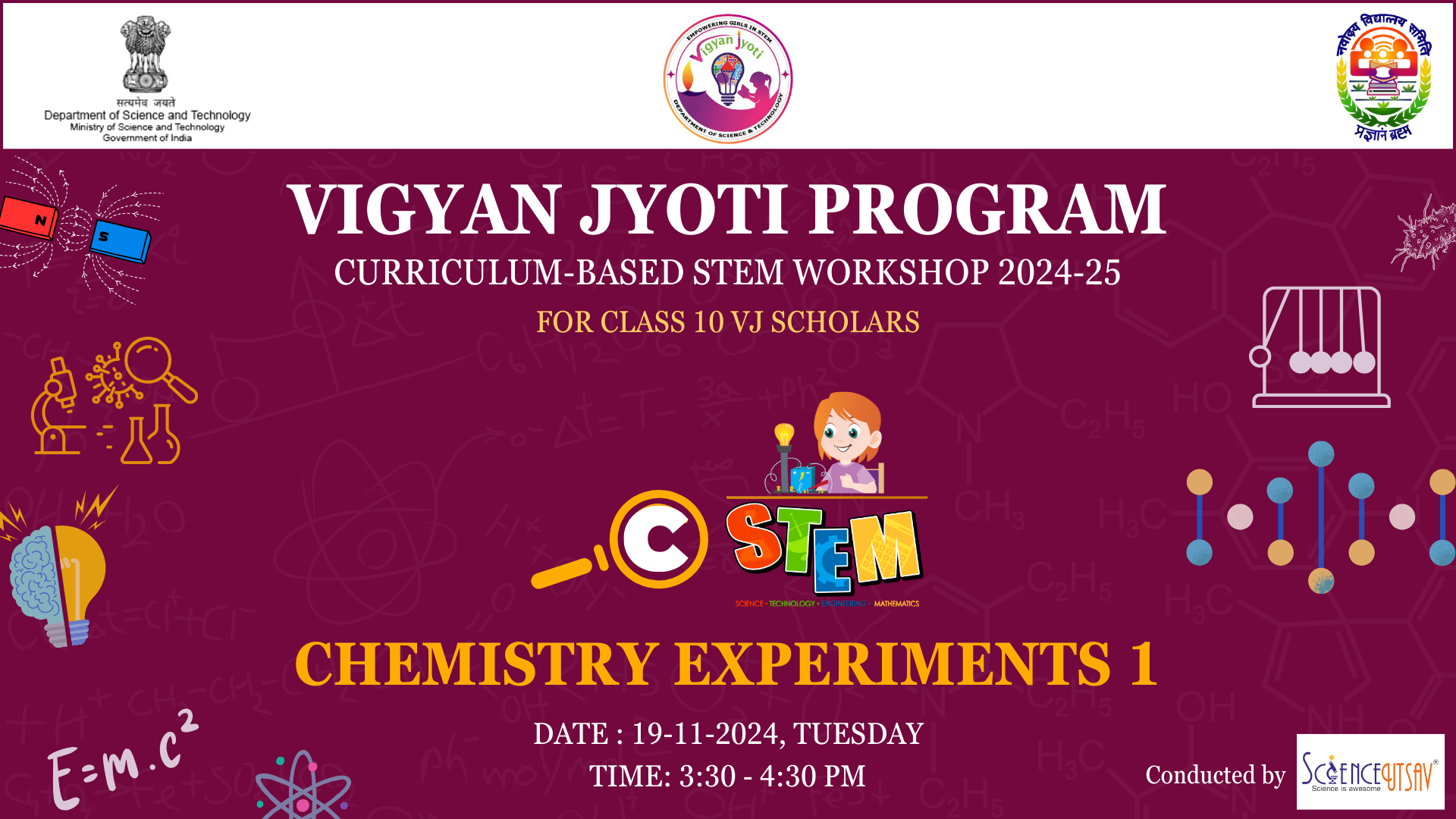 VigyanJyoti Curriculum Based STEM Program 2024